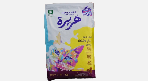 هريرة طعام جاف للقطط بنكهة الدجاج والخضار 7كيلو 