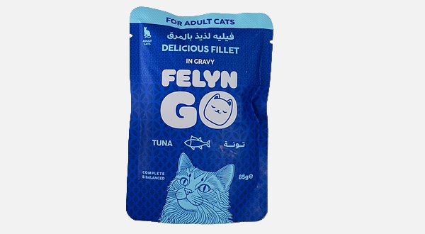 فيليه بالمرق للقطط بنكهة التونة من felyn