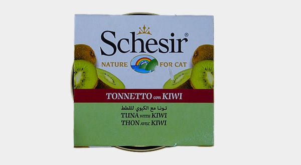 شيزر تونة مع الكيوي للقطط