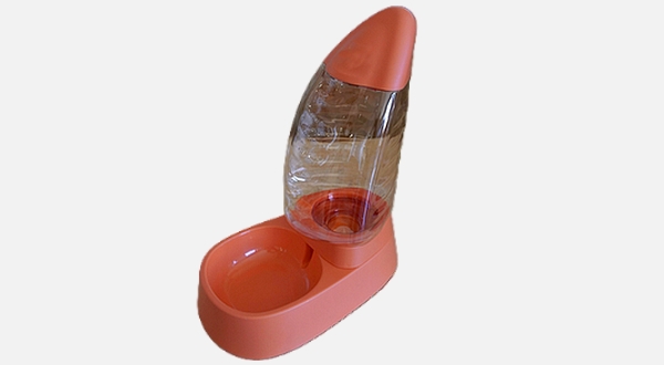 مشربية للقطط والحيوانات الأليفة لون أورانج