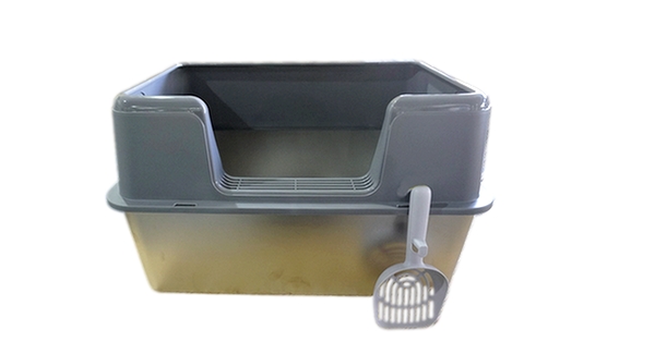 صحن رمل استيل كبير  - إرتفاع 36 سم