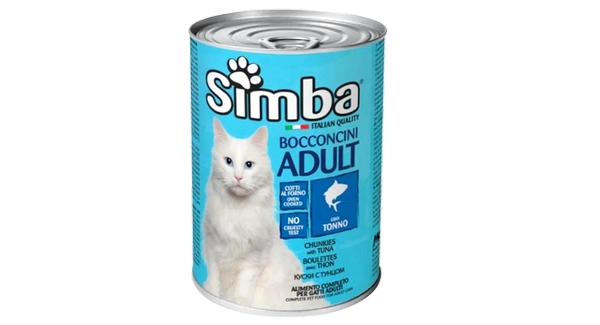 أكل قطط رطب سيمبا بنكهة التونة – 415 جم